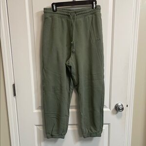 J. Crew Olive Green Track Pants